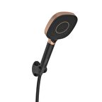 Coral Bronz Siyah Mafsallı Duş Seti