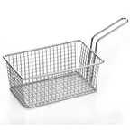 Altınbaşak A 020 02 Paslanmaz Dikdörtgen Derin Sunum Sepeti 20x12x8 cm