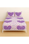 Desenli Kalpli Çift Kişilik 160 X 200 Lastikli Çarşaf ve 2 Adet Yastık Kılıfı