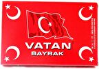 Vatan Bez Bayrak Türk %100 Polyester 120X180 Vt109