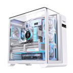 SNT Victory Plus 7x Argb Fan Uzaktan Kumandalı ARGB Controller Gaming Kasa Beyaz