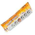 Asel 6'Lı Topraklı Grup Priz 2mt - HRD-010883