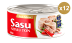 Sasu Acılı Ton Balığı 12x160G Bütün Dilim
