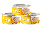 Sasu Mısırlı Ton Salata 3x160G Bütün Dilim