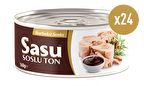 Sasu Barbekü Soslu Ton Balığı 24x160G Bütün Dilim