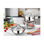 GÜLSAN ŞİRİN 6 PARÇA TENCERE SETİ