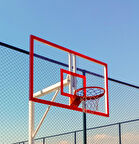 Basketbol Panya Seti Sabit Çember 105*180 15 mm Akrilik Cam Panya 