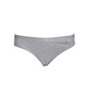 Tutku 12 'li Tutku Yazılı Kadın Bikini Külot Gri