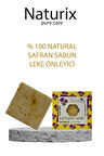 Natural Safran Çiçeği Sabun Leke Önleyici Onarıcı %100 Doğal Nem Ve Bakım Sabunu Saffron Soap 125 Gr