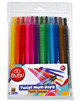 Bubu Twist Crayon 12 Renk Çevirmeli Mum Boya 2539502