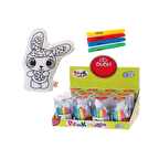 Bu-Bu Pufidik Dostlar + 4 Adet Keçeli Kalem BUBU00068