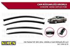 Vw passat b7 cam rüzgarlığı kromlu niken 2011 / 2014