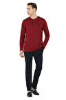 Ds Damat Regular Fit Cotton Pijama Takımı BORDO