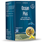 Ocean Plus 1200 mg Balık Yağı Limon Aromalı 50 Kapsül