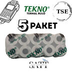  Tekno Yazarkasa Pos Rulosu 56x14 mm 5 Paket 50'li Rulo