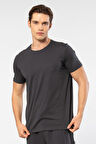 Cacharel Erkek Bisiklet Yaka T-shirt 2169/Antrasit
