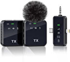 Plentiful Çoklu Giriş Kablosuz Çiftli Yaka Mikrofonu  