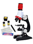 Plentiful Eğitici Çocuk Mikroskop Kiti Zoom Led Işıklı 100x 400x 1000x 1200x