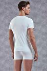 DOREANSE 2855 V YAKA KISA KOL t-shirt