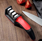 Home Bıçak Bileme Aleti 3 Aşamalı, 3 Açılı Bıçak Bileyici,Bıçak Keskinleştirmek İçin Pratik Mutfak Eşyası