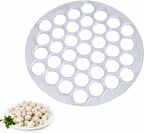 Mantı Yapıcı, Köfte Kalıbı, Pelmeni Yapıcı Kalıp Pelmeni Et Köfte Yapıcı 61 Delik (Beyaz)