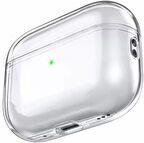 AirPods 3 Nesil için Kılıf İçi Süet Darbelere Dayanıklı Parmak İzi Karşıtı MagSafe Şarj ile Uyumlu Apple AirPods 3 Nesil Uyumlu Kılıf (Şeffaf)