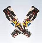 Çorap Dövme Giyilebilir Kol Bacak Dövmesi Likralı 2 Adet Model 22