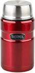 SK3021 Stainless King Yemek Termosu 0.71 lt Cranberry Kırmızı Çelik Termos SK3020CR