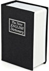 Kitap Görünümlü Kumbara Gizli Para Kasası Kitap Kumbara (Siyah, Büyük)