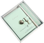 Hush Pastel Kilitli Defter ve Kalem Çantası Seti