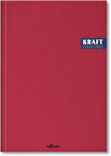 Color 2017115/1 Kraft Defter Sert Kapaklı, Spiralli, 1.Hamur Kağıt, 200 Sayfa, Bordo