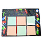 NotYaz 29x21 50 Yaprak 6 Blok Başarı Haftalık Planlayıcı Kalemler (BH-3464)