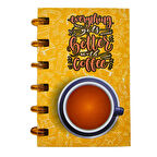 NotYaz A6 100 Yaprak Bloknot Post-It Destekli-Coffie 