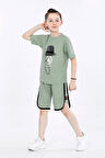 Mornio Erkek Çocuk T-shirt ve Şort 2 li Takım VF24KMR5103132