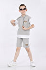 Mornio Erkek Çocuk T-shirt ve Şort 2 li Takım VF24KMR5103738
