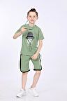 Mornio Erkek Çocuk T-shirt ve Şort 2 li Takım VF24KMR5100708