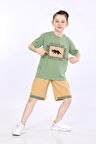 Mornio Erkek Çocuk T-shirt ve Şort 2 li Takım VF24KMR5100304