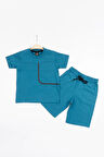 Barkod Kids %100 Pamuk İkili Takım T-shirt ve şort Erkek Çocuk HLK506070184