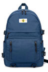 Laptop Bölmeli, USB Şarz Çıkışlı Su Geçirmez Unisex Sırt Çantası Lacivert SRT5013