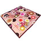 Aker Pudra Karma Desen Tivil İpek Eşarp 8806713-941