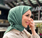 Elegans Monogram Eşarp - 1090750 -951 Nefti Yeşil