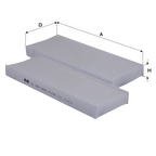 POLEN FILTRESI M-BENZ ACTROS MP2-MP3 OM541-OM542 - FIL HC7054