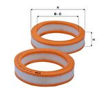 FİL HPU797 HAVA FİLTRESİ R9 R19 CLİO