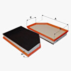 HAVA FILTRESI VOLVO S60 10=> S80 06=>11=> V70 07=>11=> XC60 08=> XC70 07=>11=> XC90 11=>