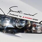 Mitsubishi Mind Sport Araba Tampon Araç Sticker Yapıştırma