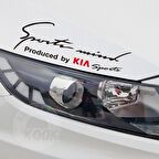 kia Mind Sport Araba Tampon Araç Sticker Yapıştırma