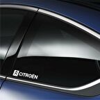Citroen Araba Arka Cam Araç Sticker Yapıştırma 2Adet