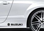 Suzuki Yapıştırma Marşpiyel Yazısı Sticker 2 Adet