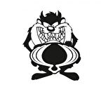 Ssangyong Taz Komik Araba Sticker Yapıştırma