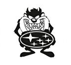 Subaru Taz Komik Araba Sticker Yapıştırma